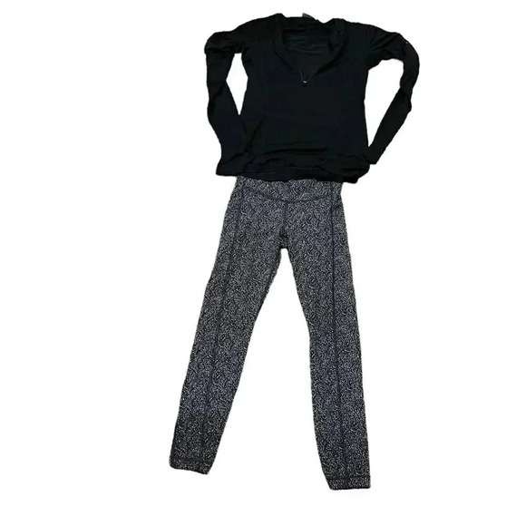 🍀2/$22 Athleta Bundle Ultimate Stash 7/8 Legging & Long Sleeve 1/4 Zip Womens XS - Picture 13 of 13